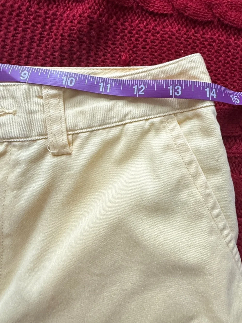 Polo Ralph Lauren Yellow Chino Shorts Size 14 | Classic‎ Prep Summer Shorts